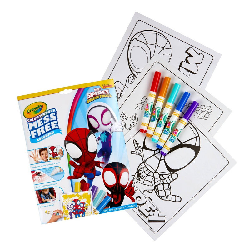 Crayola Color Wonder Foldalope - Spidey & His Amazing Friends *Brand New!*