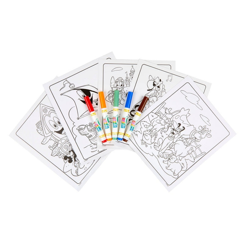 Crayola Color Wonder Mickey Mouse Roadster Racer Coloring Pages Set