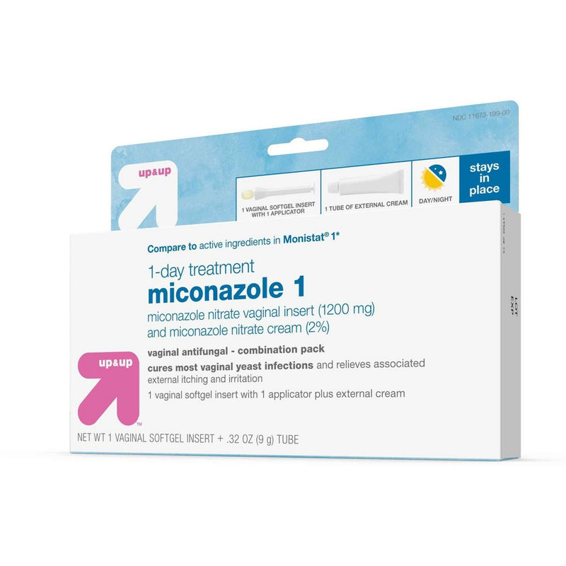 Miconazole Vaginal Antifungal Cream - 1 day Treatment - 0.32oz - up & up™