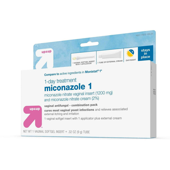 Miconazole Vaginal Antifungal Cream - 1 day Treatment - 0.32oz - up & up™