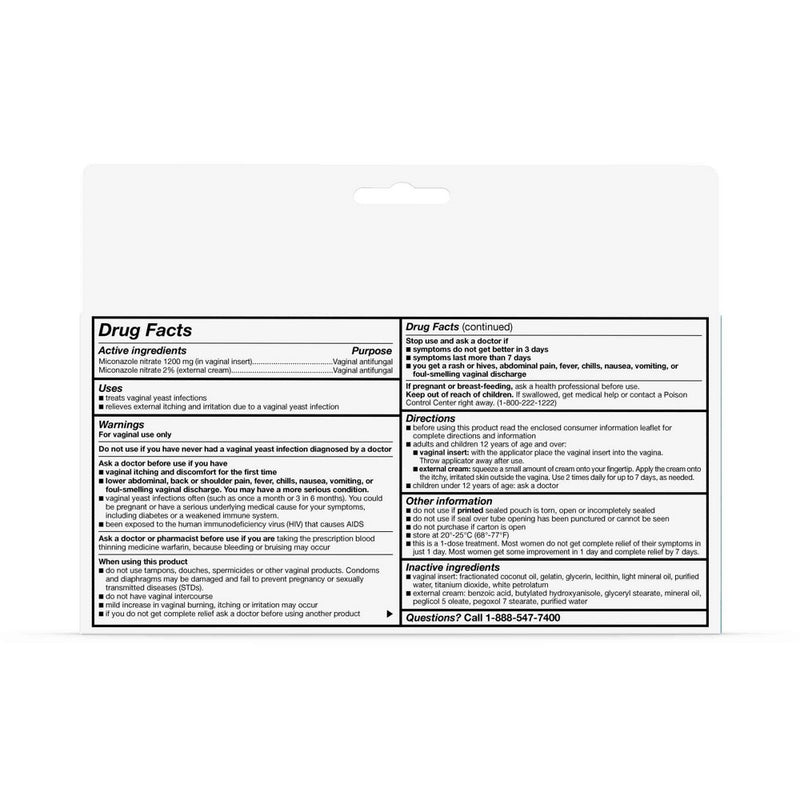 Miconazole Vaginal Antifungal Cream - 1 day Treatment - 0.32oz - up & up™
