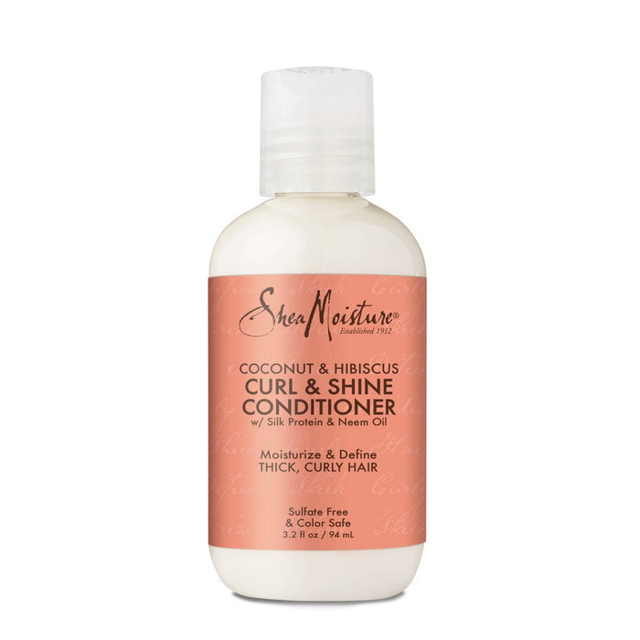 SheaMoisture Coconut & Hibiscus Curl & Shine Conditioner Travel Size - 3.2 fl oz
