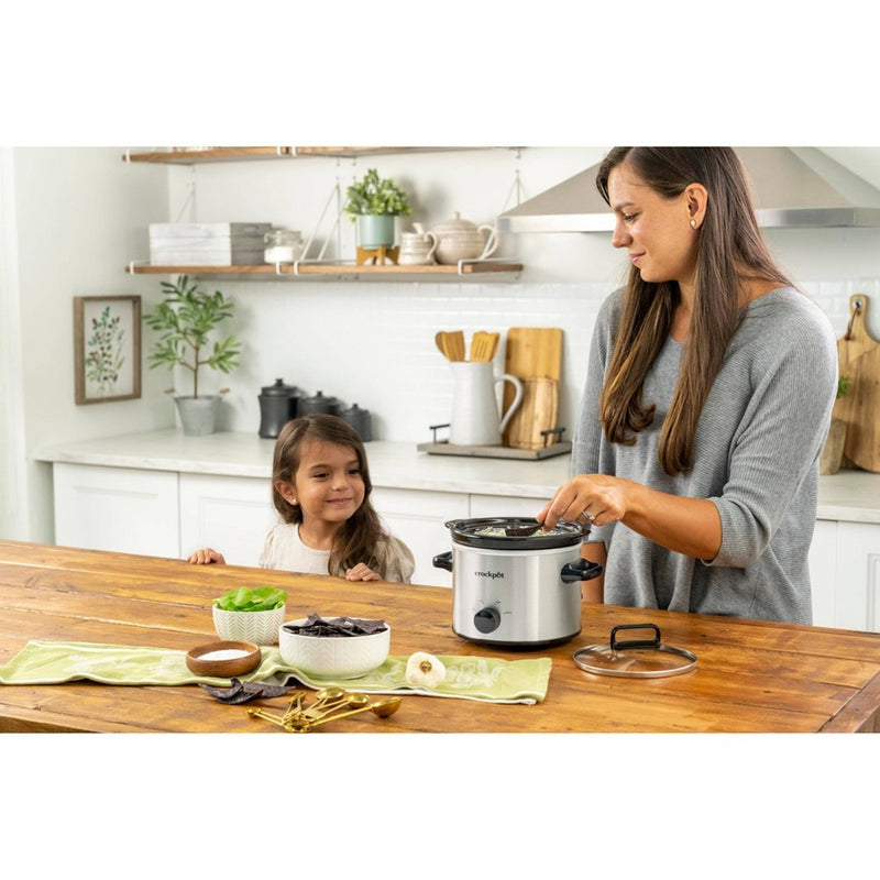 Crock-Pot 2qt Slow Cooker - Classic Stainless Steel