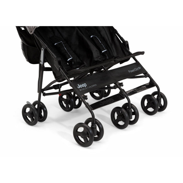 Jeep PowerGlyde Side-by-Side Double Stroller by Delta Children - Gray (LOCAL PICKUP ONLY)