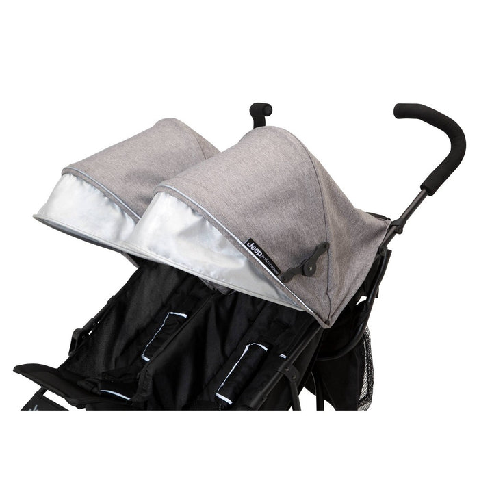 Jeep PowerGlyde Side-by-Side Double Stroller by Delta Children - Gray (LOCAL PICKUP ONLY)