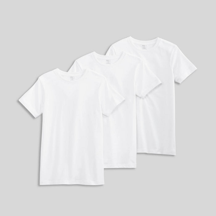 Jockey Generation™ Boys' 3pk Crew Neck Undershirt - White XL