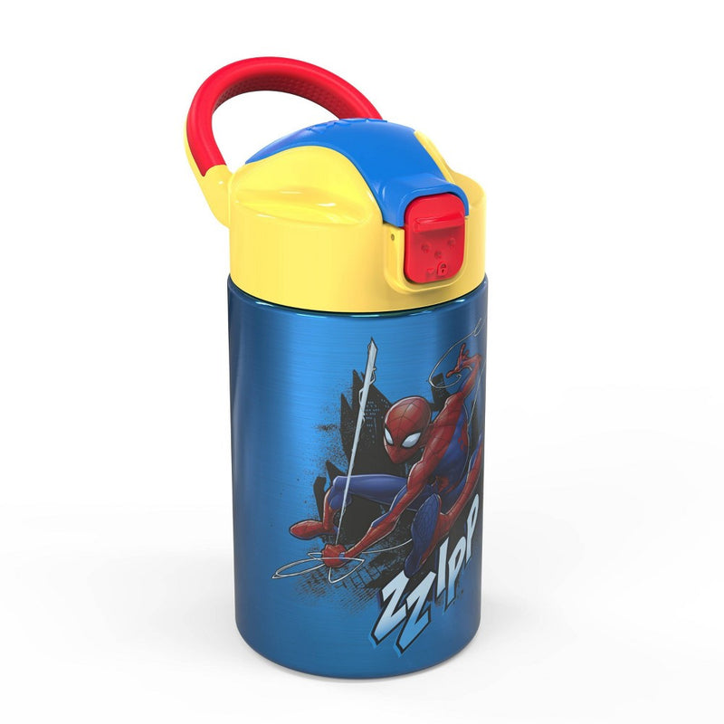 Spider-Man 14oz Stainless Steel Double Wall Valiant Bottle - Zak Designs