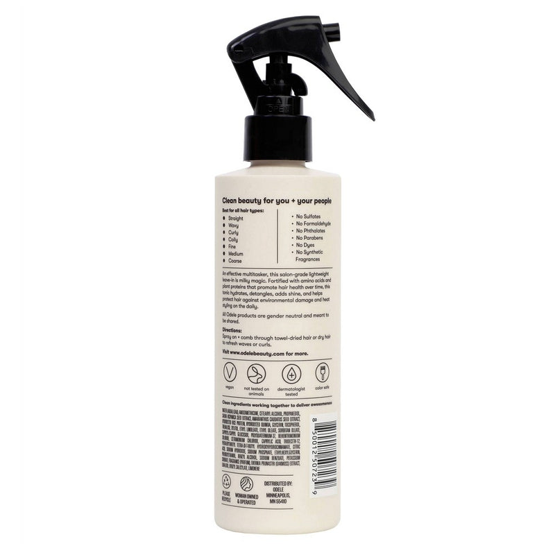 Odele Leave-in Detangling Tonic, Lightweight Heat Protectant + Conditioner - 8oz