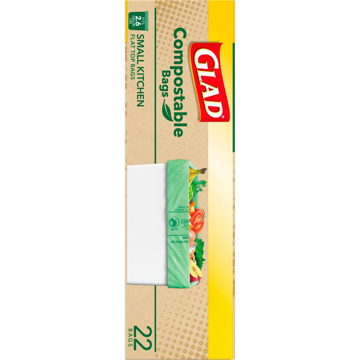 Glad Compost Trash Bags - Unscented - 22ct