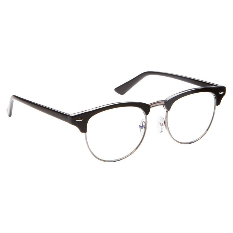 ICU Eyewear Screen Vision Blue Light Filtering Glasses - Retro Black