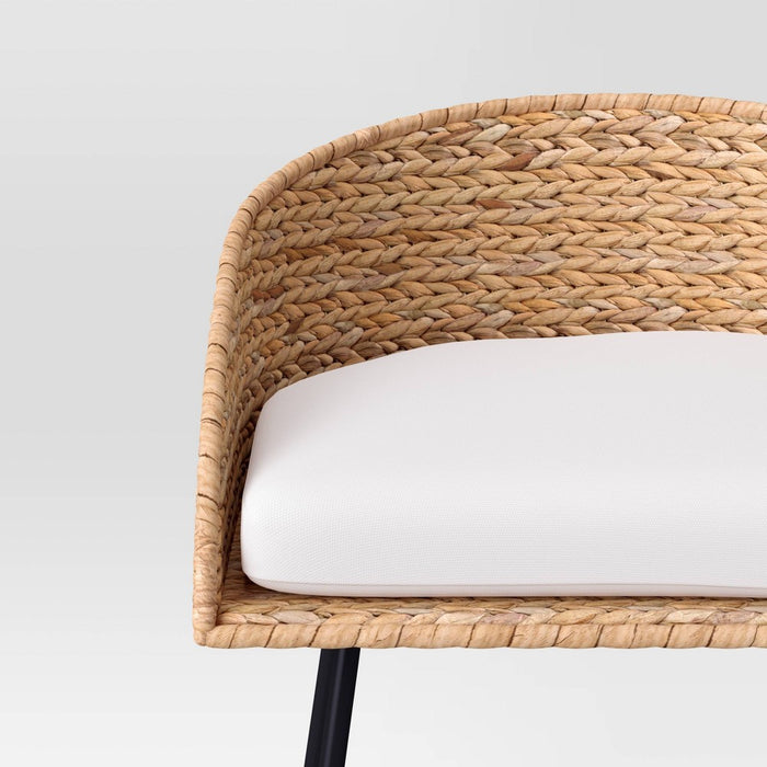 Landis Woven Backed Counter Height Barstool with Cushion - Threshold™ (LOCAL PICKUP ONLY)