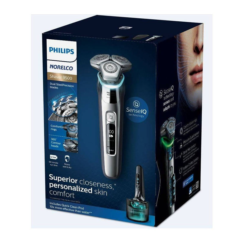 Philips Norelco Series 9500 Wet & Dry Rechargeable Electric Shaver- S9985/84