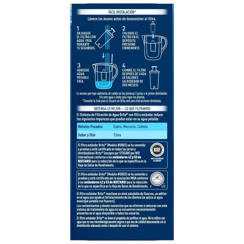 Brita Advanced Replacement Water Filter for Pitchers