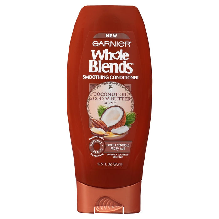 Garnier Whole Blends Coconut Oil & Cocoa Butter Extracts Smoothing Conditioner - 12.5oz