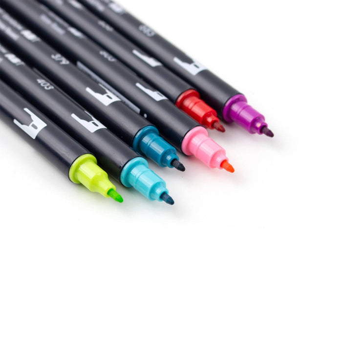 6pk Tropical Dual Brush - Tombow