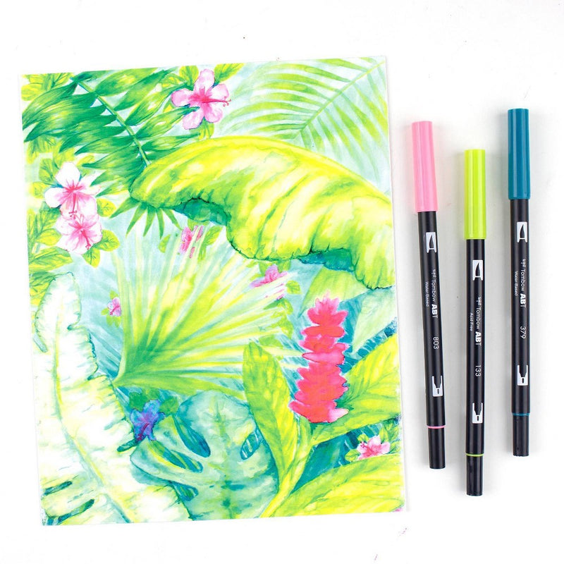 6pk Tropical Dual Brush - Tombow