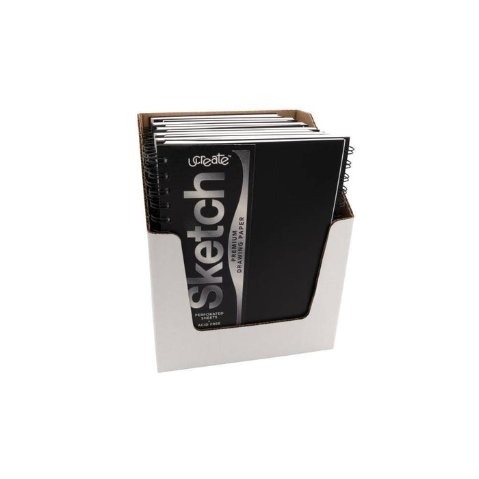 75 Sheet 9" x 6" Premium Drawing Paper Sketch Pad - ucreate