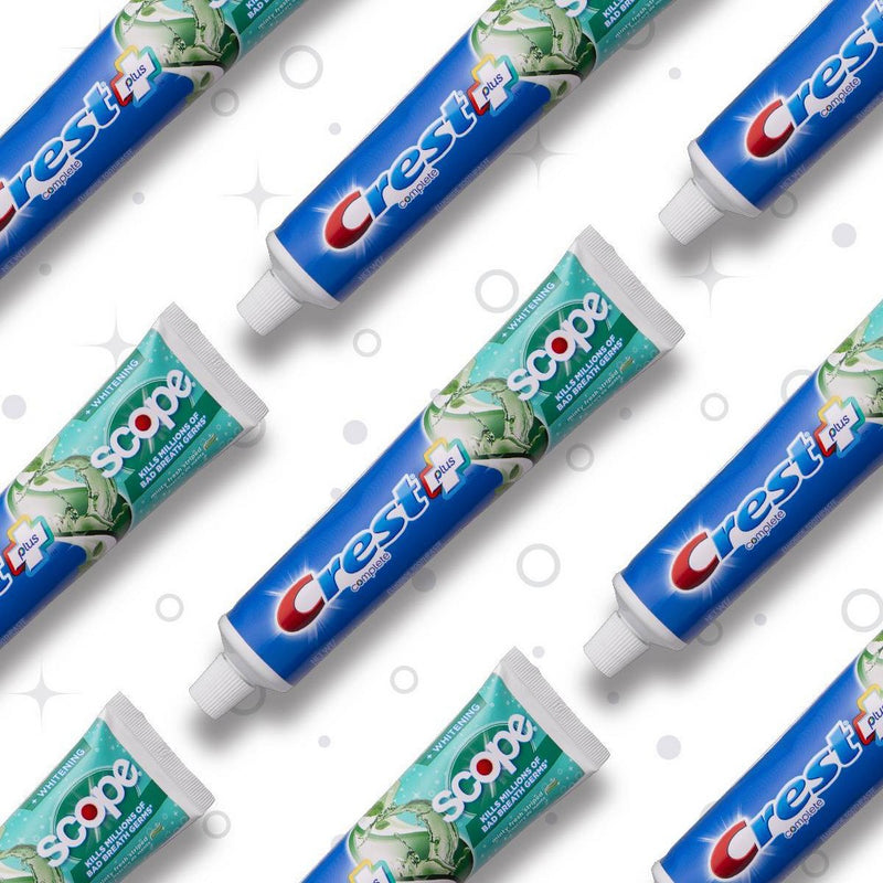 Crest + Scope Complete Whitening Toothpaste Minty Fresh - 10.8oz/2pk