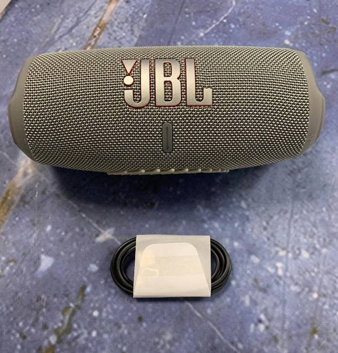 JBL Charge 5 Portable Bluetooth Waterproof Speaker - Gray - SEE DETAILS