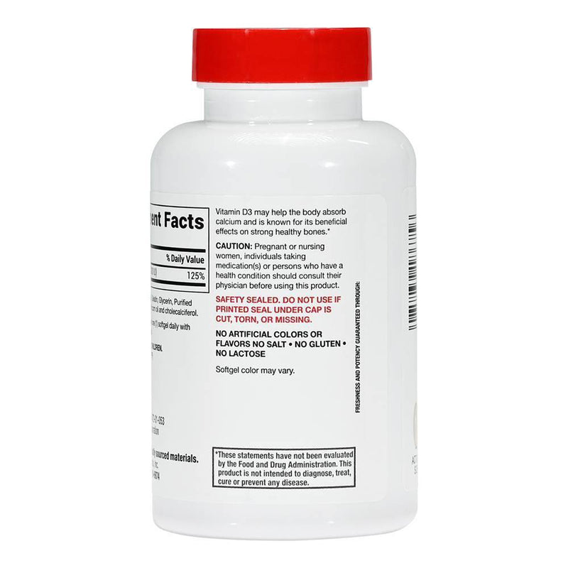 Vitamin D3 Bone Health Dietary Supplement Softgels - 500ct - up & up™