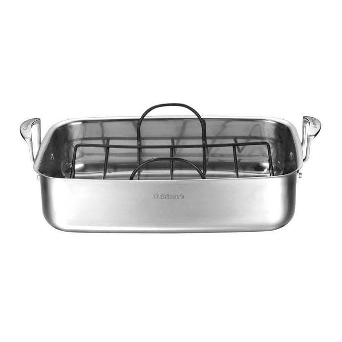 Cuisinart 15" Stainless Steel Roaster with Non-Stick Rack - 83117-15NSR