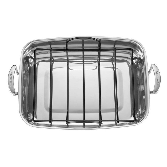 Cuisinart 15" Stainless Steel Roaster with Non-Stick Rack - 83117-15NSR