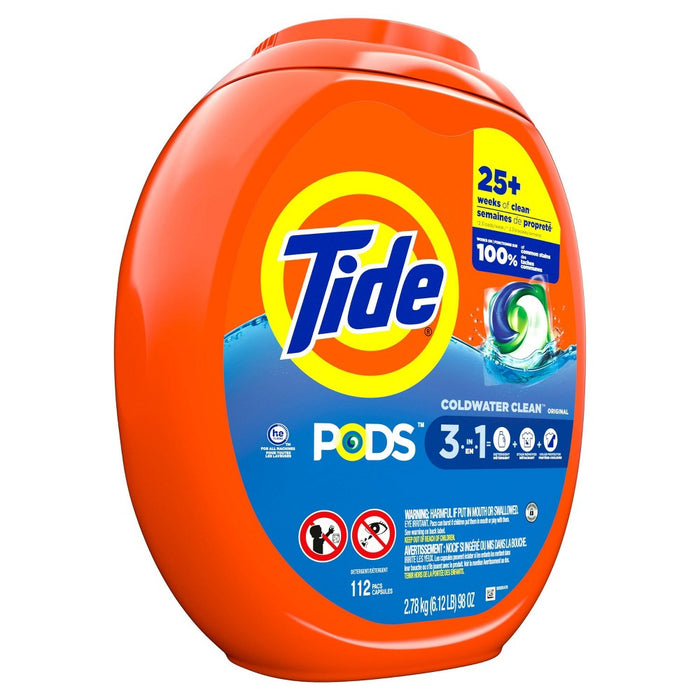 Tide Pods Laundry Detergent Pacs - Original - 98oz/112ct