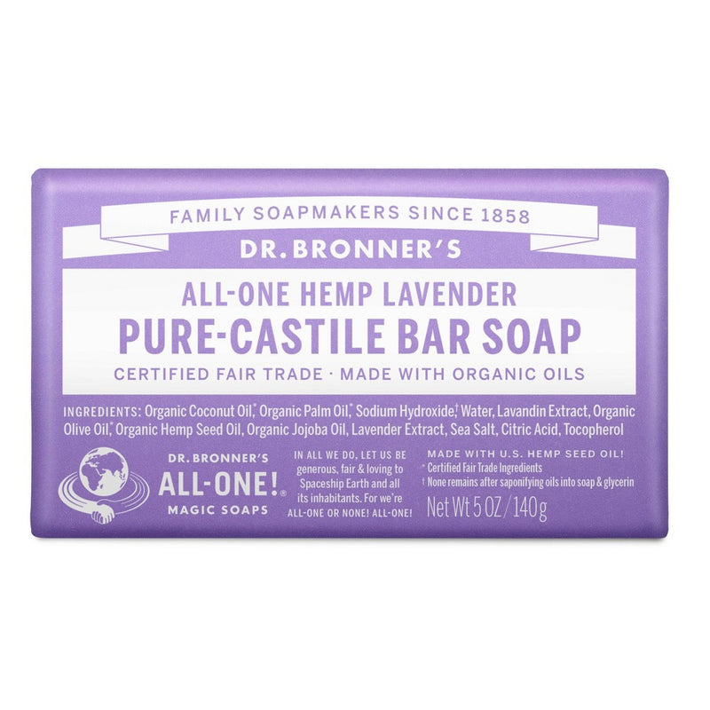 Dr. Bronner's Bar Soap - Lavender - 5oz