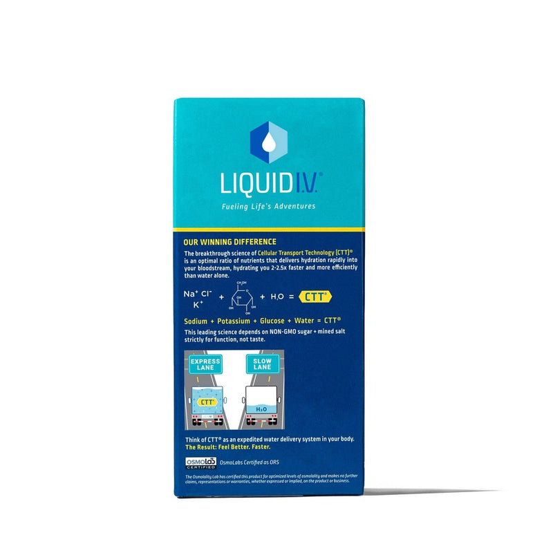 Liquid I.V. Hydration Vegan Multiplier - Lemon Lime - 10ct/0.56oz