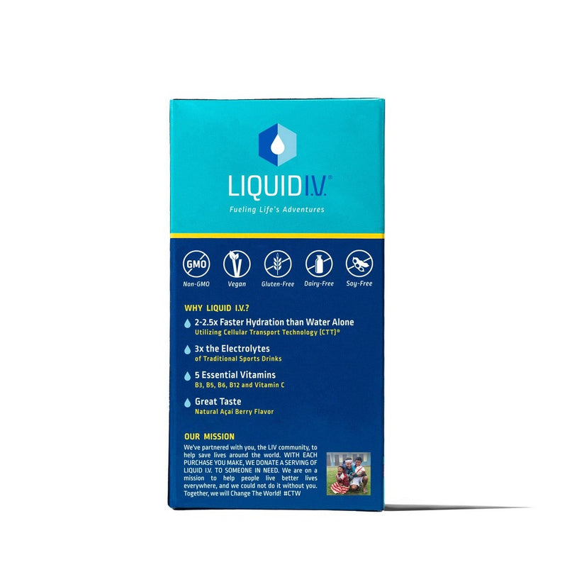 Liquid I.V. Hydration Vegan Multiplier - Lemon Lime - 10ct/0.56oz