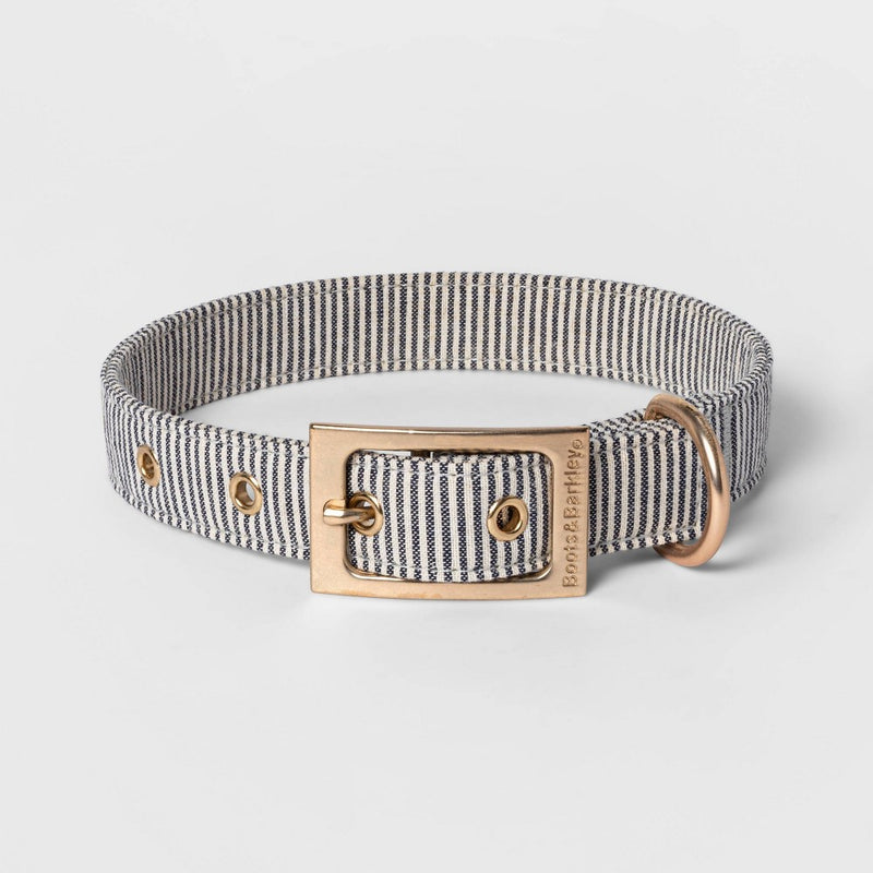 Railroad Stripe Dog Collar - L - Boots & Barkley™