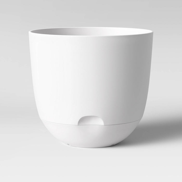 16" Indoor/Outdoor Self-Watering Planter White - Room Essentials™