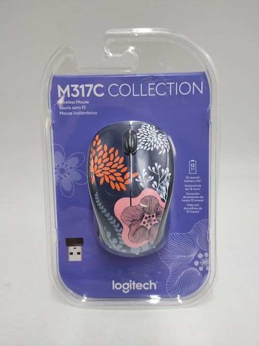 Logitech Mouse (M317) - Forest Floral
