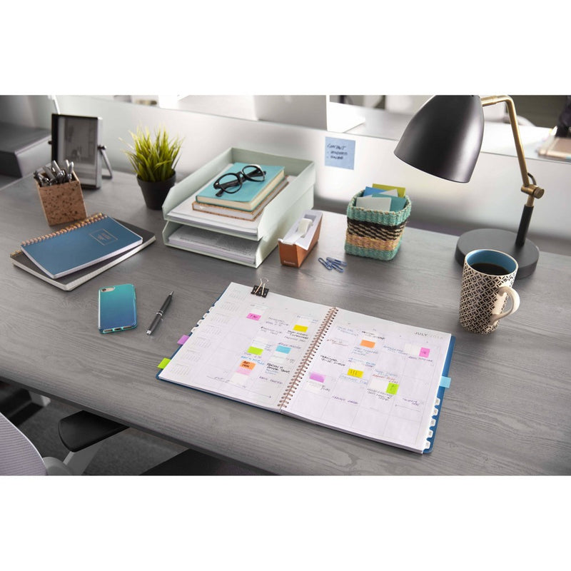 Post-it Flags, Assorted Bright Colors, .5 in. Wide, 100 Flags/On-the-Go Dispenser