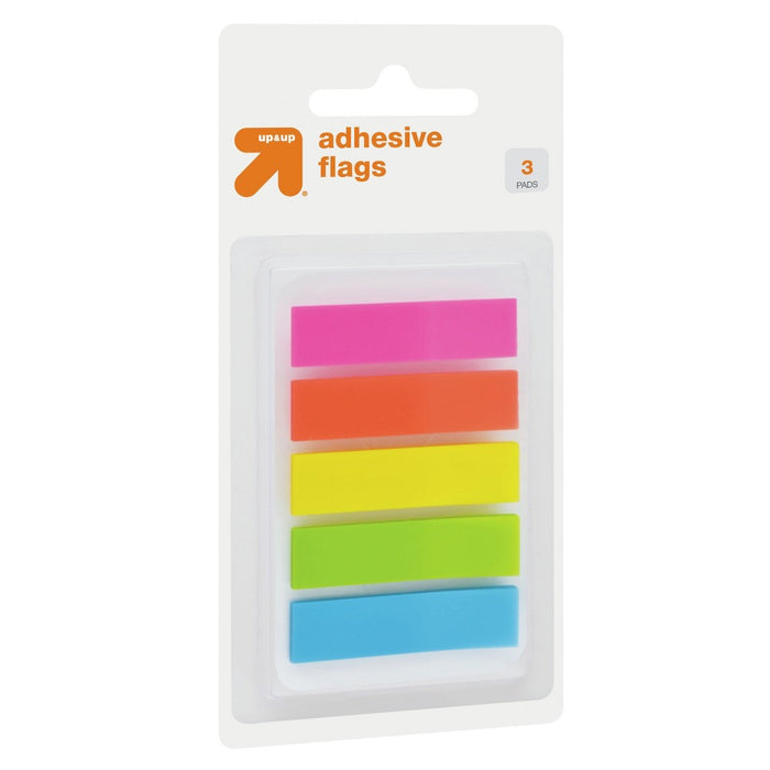 Adhesive Flags 5 Pads 150ct Solid Multicolor - up & up™