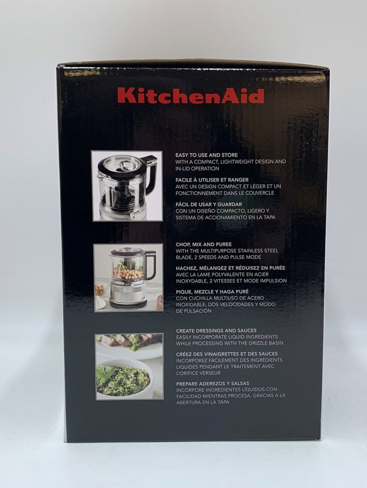 KitchenAid 3.5 Cup Mini Food Processor - KFC3516 - Light Silver