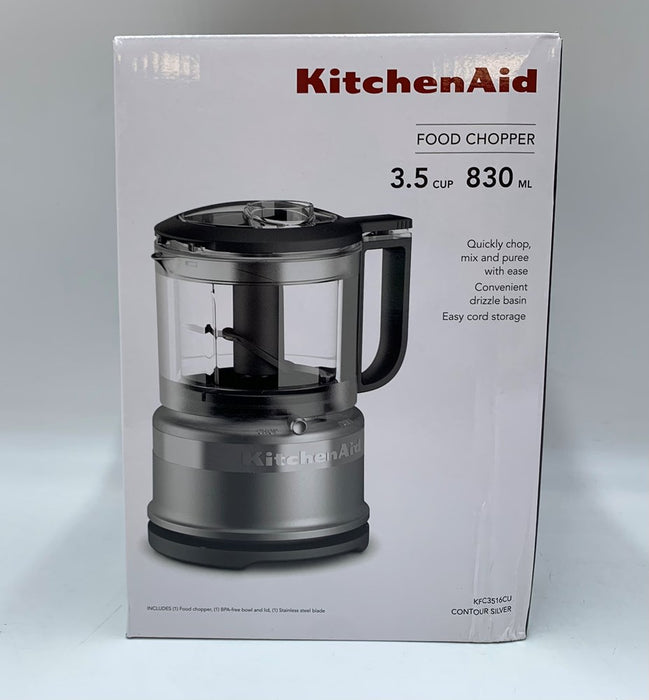 KitchenAid 3.5 Cup Mini Food Processor - KFC3516 - Light Silver