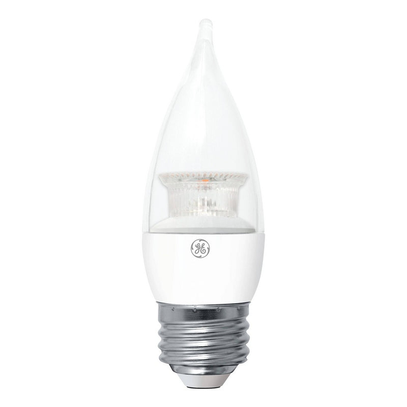 General Electric LED 40w 2Pk Decorative CAM Light Bulb White/Clear