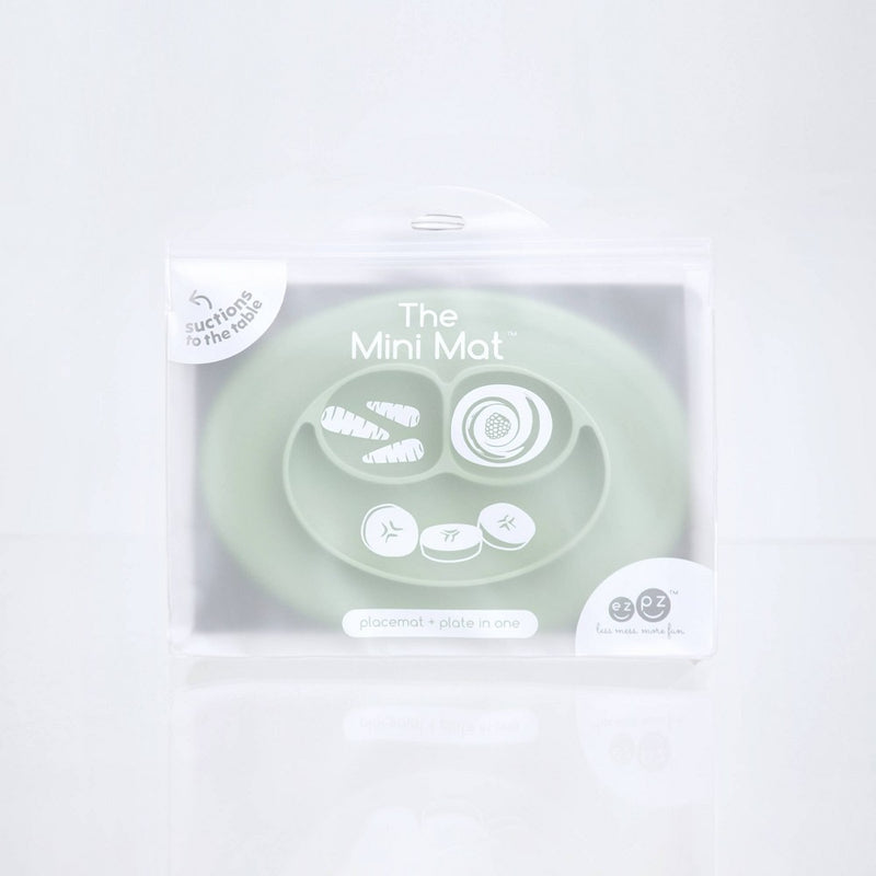 ezpz Mini Mat Plate - Sage