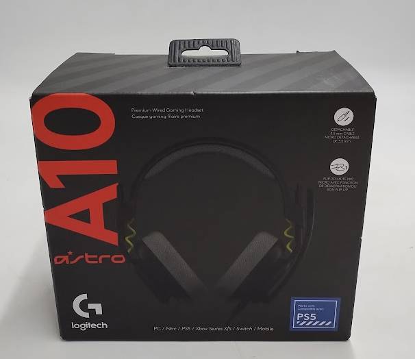Astro A10 Wired Gaming Headset for PlayStation 4/5 - Black