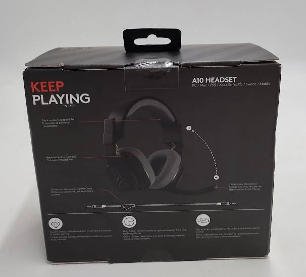Astro A10 Wired Gaming Headset for PlayStation 4/5 - Black