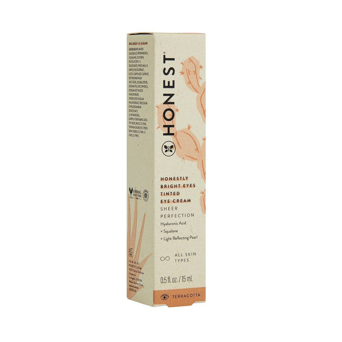 Honest Beauty  Eyes Tinted Eye Cream with Hyaluronic Acid -Terracotta -0.5 fl oz