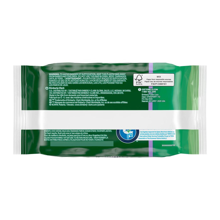 Cottonelle GentlePlus Flushable Wipes with Aloe & Vitamin E - 2pk/42ct