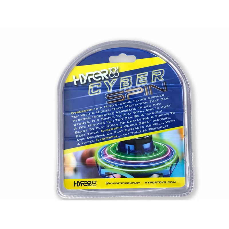 Hyper Cyberspin Motorized LED Flying Disc - Red