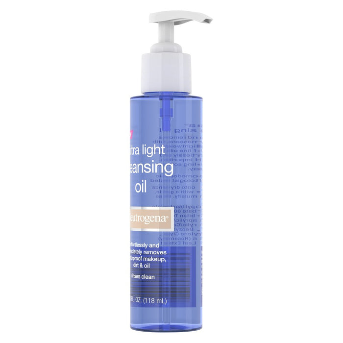 Neutrogena Ultra Light Face Cleansing Oil & Makeup Remover - 4 fl oz
