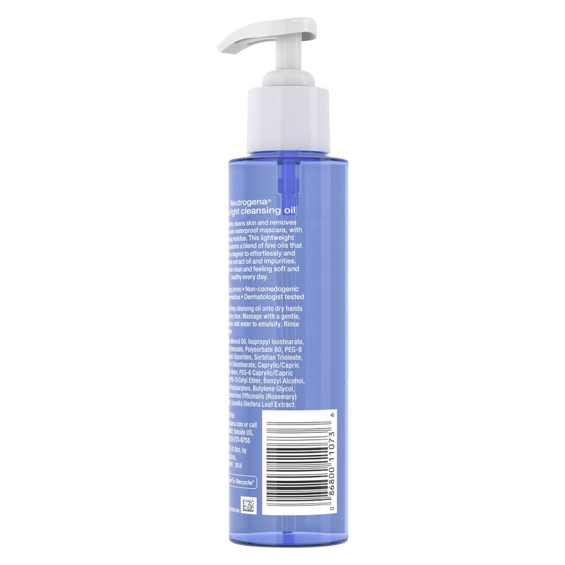 Neutrogena Ultra Light Face Cleansing Oil & Makeup Remover - 4 fl oz