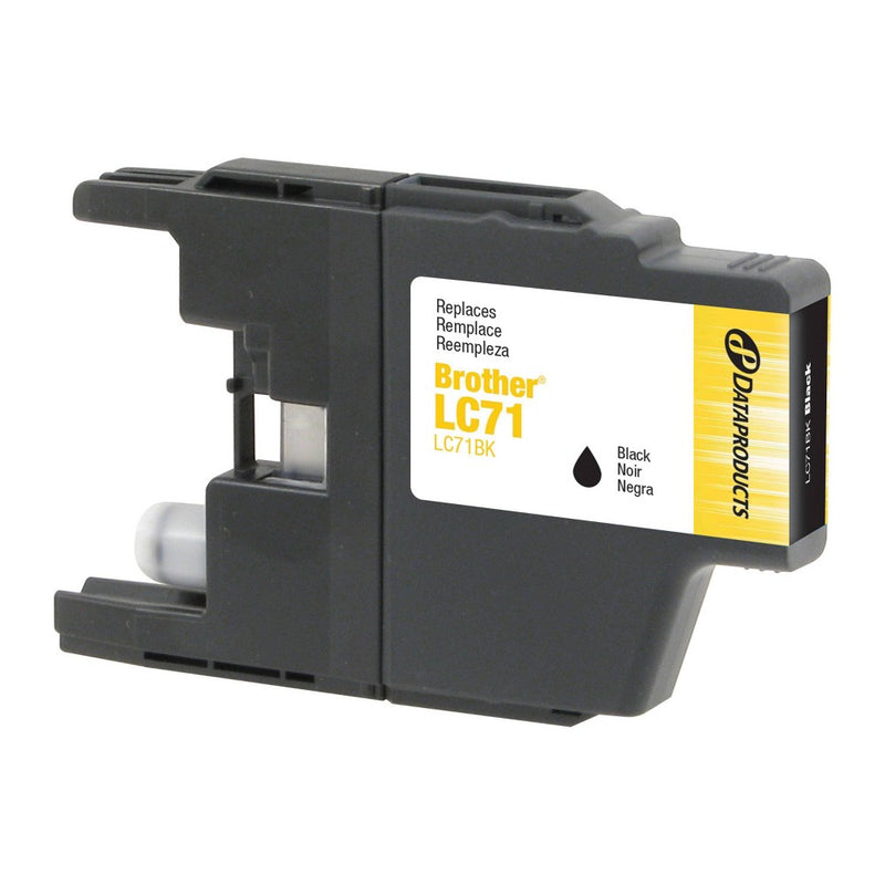 Remanufactured Black Standard Ink Cartridge-Compatible with Brother LC 71-LC71BK