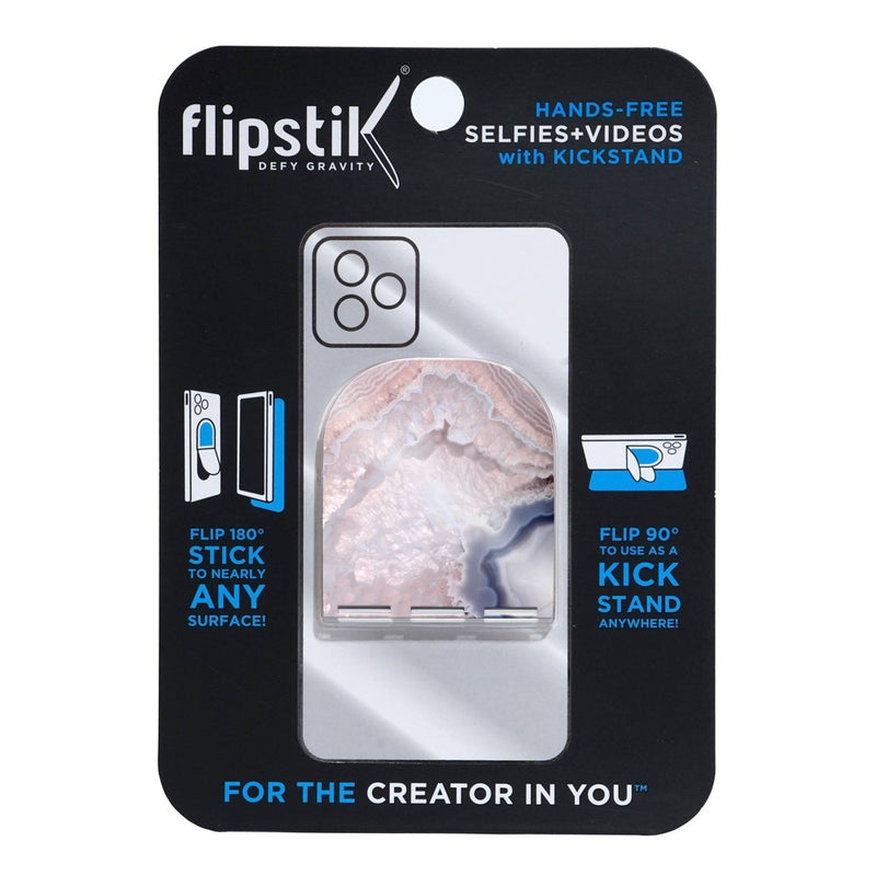 Flipstik Defy Gravity Cell Phone Stick & Stand - Rose Quartz *NEW & SEALED*
