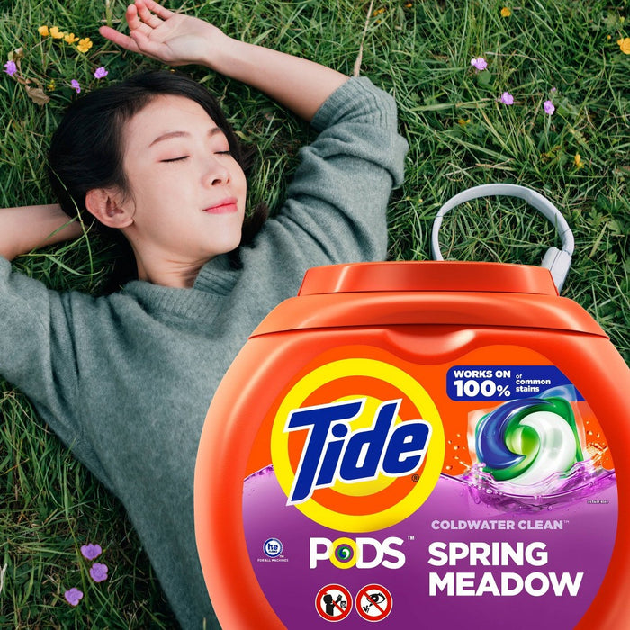 Tide Pods Laundry Detergent Pacs - Spring Meadow - 43oz/57ct