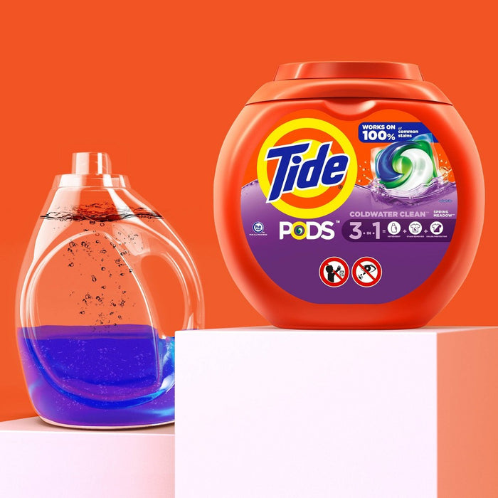 Tide Pods Laundry Detergent Pacs - Spring Meadow - 43oz/57ct